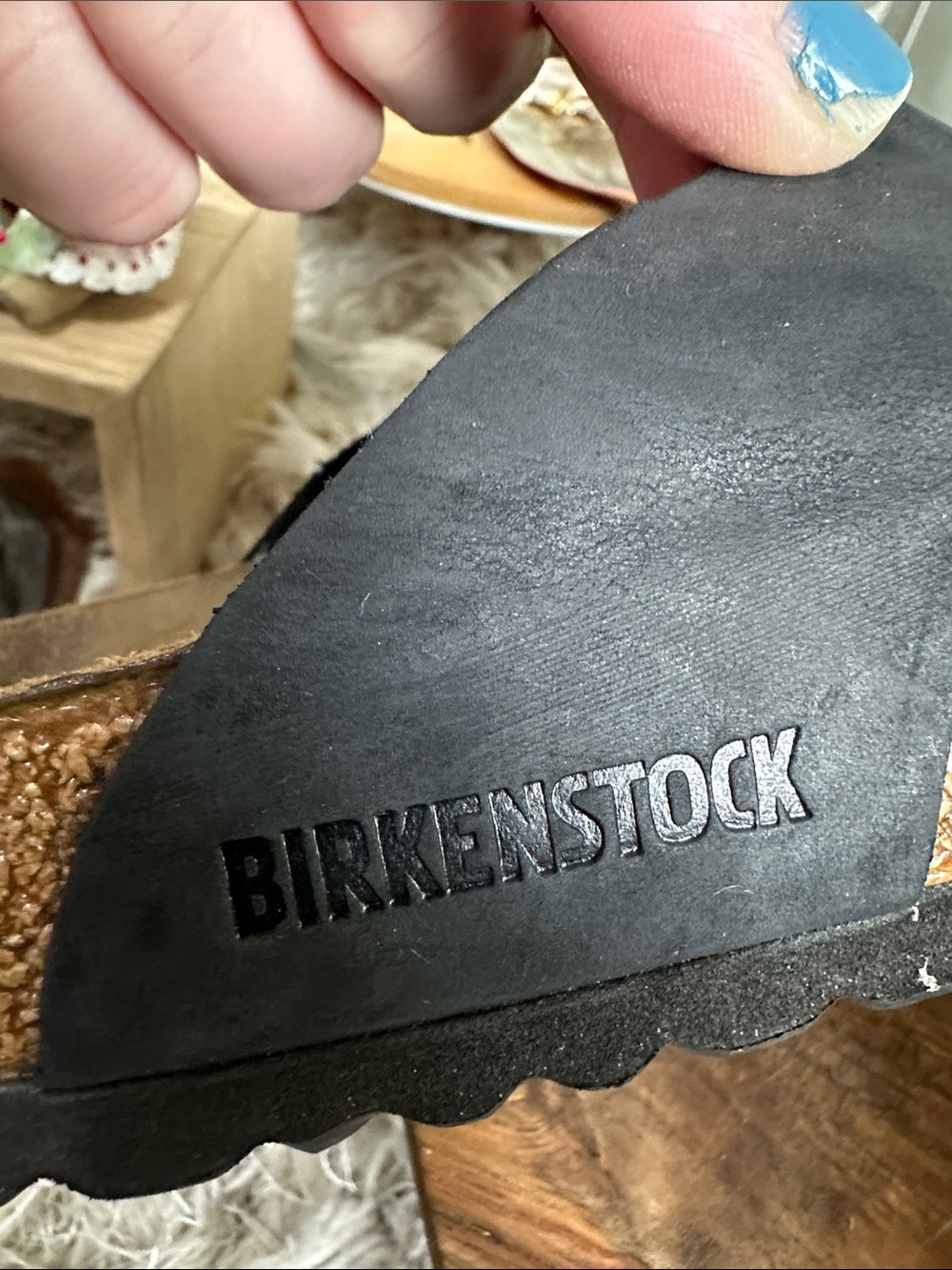 Birkenstock Gizeh Black Braided Toe-Post Sandals Size 40 EU L9 M7 US - Picture 8 of 17